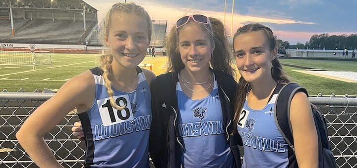 Louisville Leopards Girls Track at DI North Canton District Meet 2022