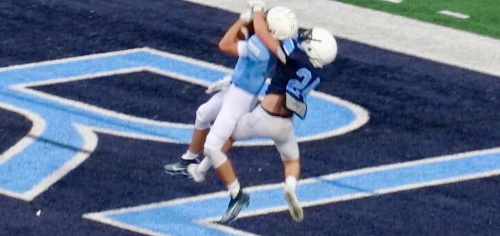 Chase Mueller Touchdown Louisville Leopards Navy White Game 2022