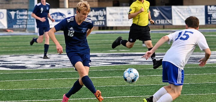 Drew Dillen Louisville Leopards Boys Soccer 2022 Vs. Ravenna Ravens - Herald