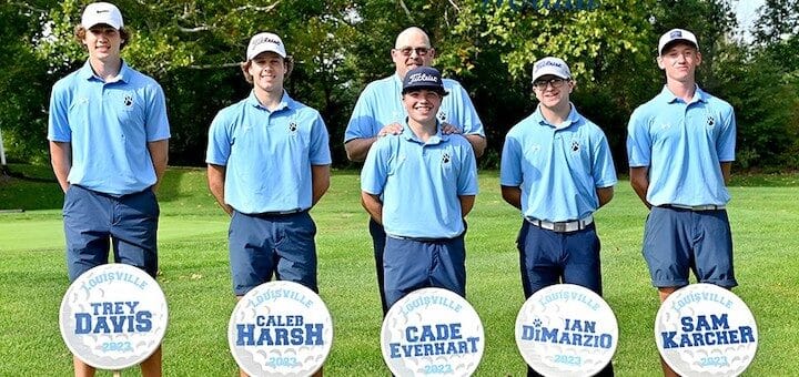 Louisville Leopards Boys Golf Senior Night 2022 - Herald