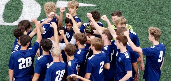 Louisville Leopards Boys Soccer Team 2022 Vs. Northwest Indians