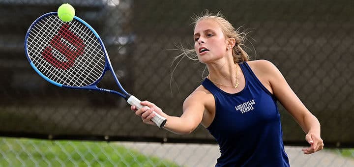 Louisville Leopards Girls Tennis Player 2022 - Louisville Herald