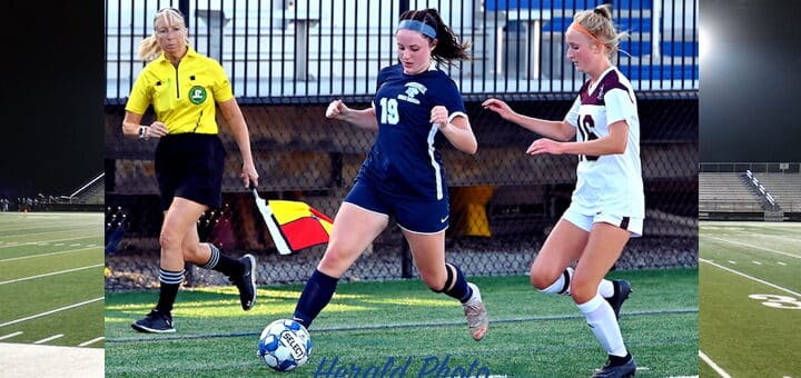 Mazzy Miller Louisville Leopards Girls Soccer Vs. Stow Bulldogs 2022 - Herald