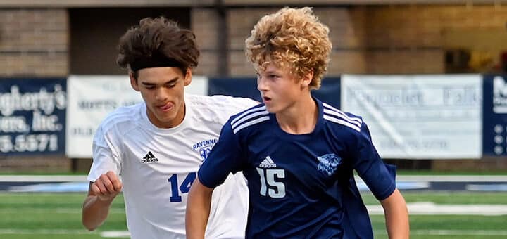 Ryan Kibler Louisville Leopards Boys Soccer 2022 Vs. Ravenna Ravens - Herald