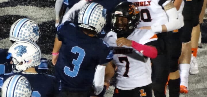 Daveion Cruse and Luca DiLorenzo Louisville Leopards Vs. Linsly Cadets Football 2022