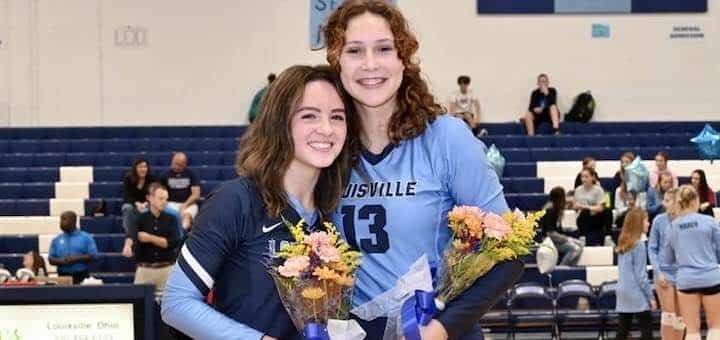 Louisville Leopards Volleyball Senior Night 2022 - Herald