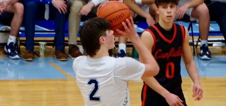 Brayden Gross Louisville Leopards Boys Basketball Vs. Canfield Cardinals 2023