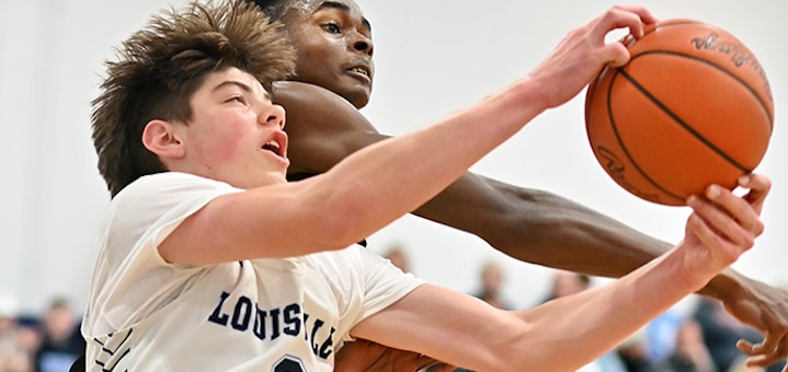 Brayden Gross Louisville Leopards Vs. Alliance Aviators Boys Basketball 2023 - Herald