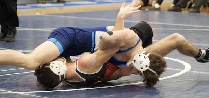 Louisville Leopards Vs. Canfield Cardinals Wrestling District Final 2023 - Jill Smith