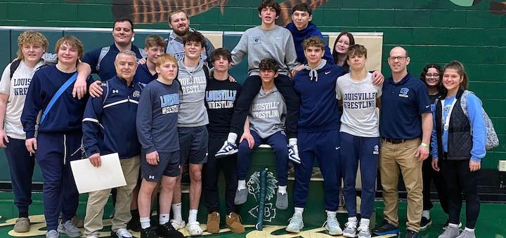 Louisville Leopards Wrestling 2023 Sectional Champions
