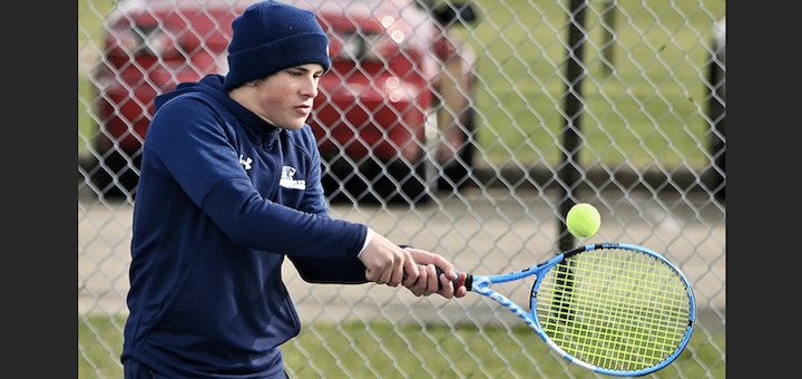 Gabe Stoffer Louisville Leopards Boys Tennis Vs. Claymont Mustangs 2023 - Herald.jpeg