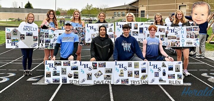 Louisville Leopards Track and Field Senior Night 2023 - Herald