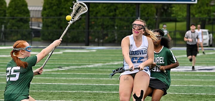 Brooke Hubbard Tournament Record Goals Louisville Leopards Girls Lacrosse Vs. Laurel Gators 2023 - Herald