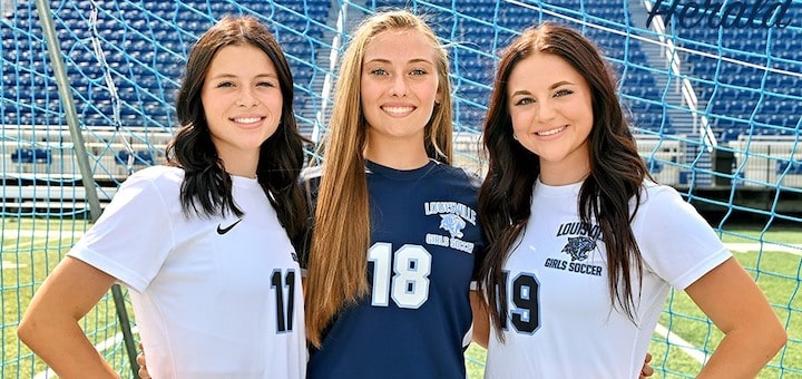 Louisville Leopards Girls Soccer Team Captains 2023 - Herald