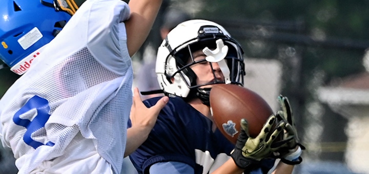Quin Burick Louisville Leopards Football Scrimmage at East Canton Hornets 2023