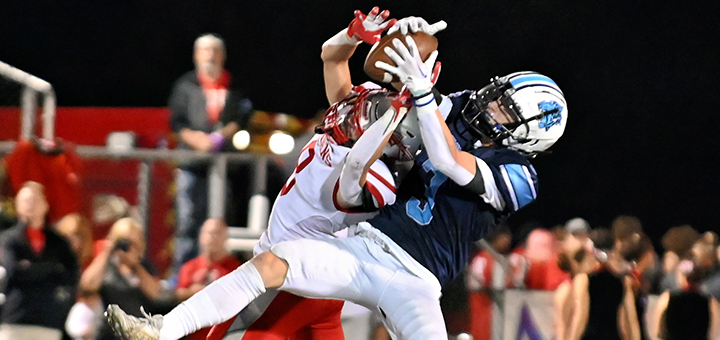 Cooper Rice Interception Louisville Leopards Vs. Northwest Indians Football 2023 - Herald