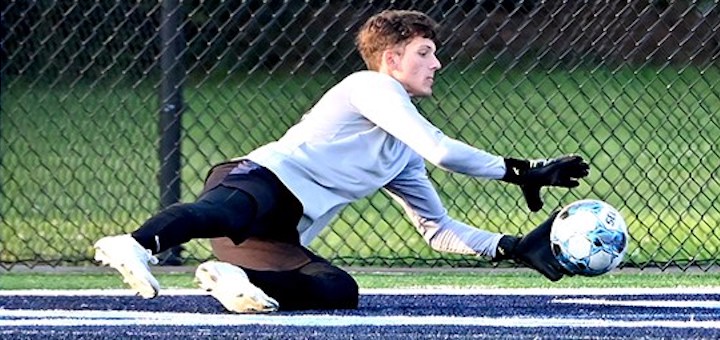 Noah Emmons Louisville Leopards Boys Soccer Vs. Poland Bulldogs 2023 - Herald