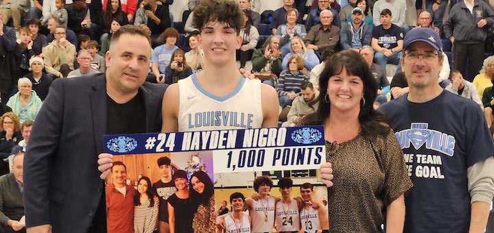 Hayden Nigro 1000 Points Louisville Leopards Basketball 2023