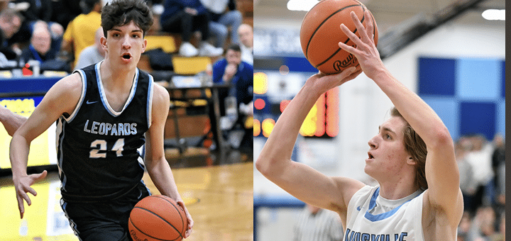 Hayden Nigro and Ashton Marshall Louisville Leopards Boys Basketball 2022-2023 - Herald