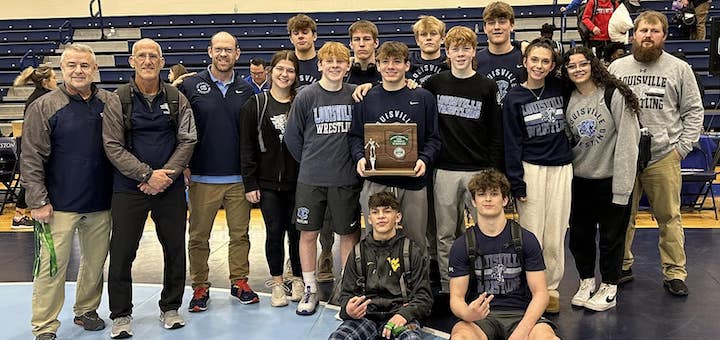 Louisville Leopards Wrestling 2024 DII Kenston District Runner-Up