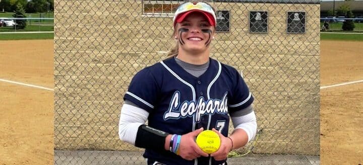 Matti Benson Louisville Leopards Softball Career Home Run Record at Genshaft Park 2024