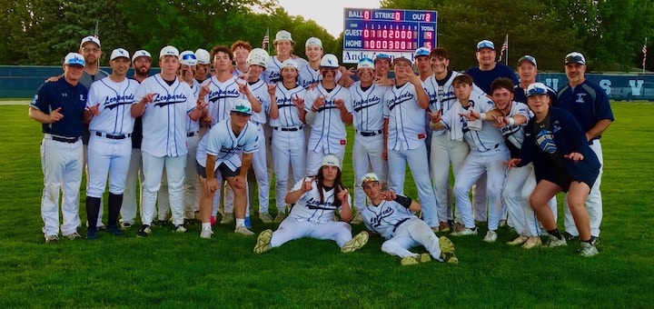 Louisville Leopards Baseball 2024 DI Sectional Champions
