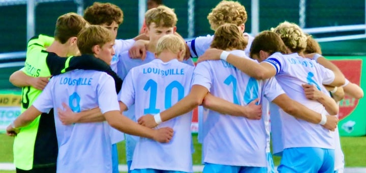 Louisville Leopards Boys Soccer Team at Medina Highland 2024