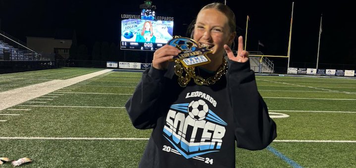 Tristyn Edgein Player of the Game Louisville Vs. Marlington Girls Soccer 2024