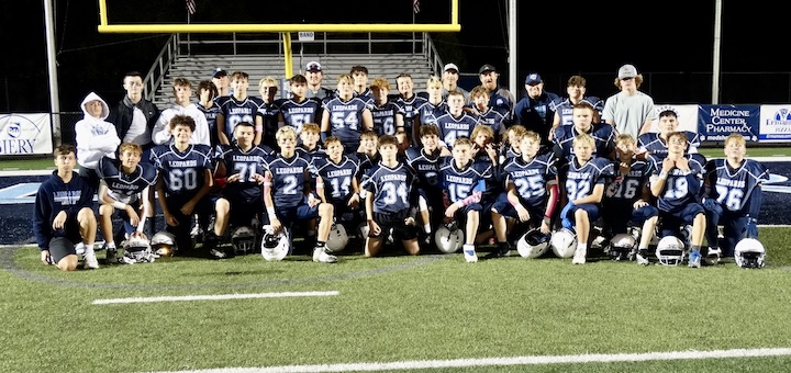Louisville Leopards 8th Grade Football Undefeated Season 2024