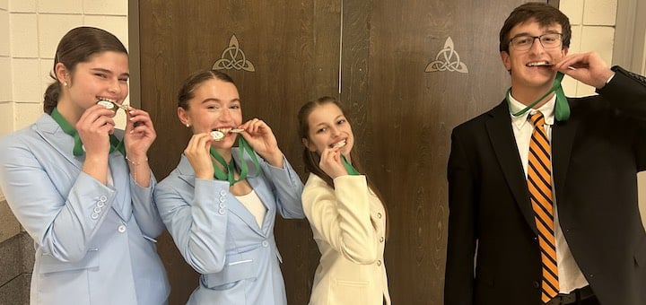 Louisville Speech and Debate Medal Winners at Dublin Jerome