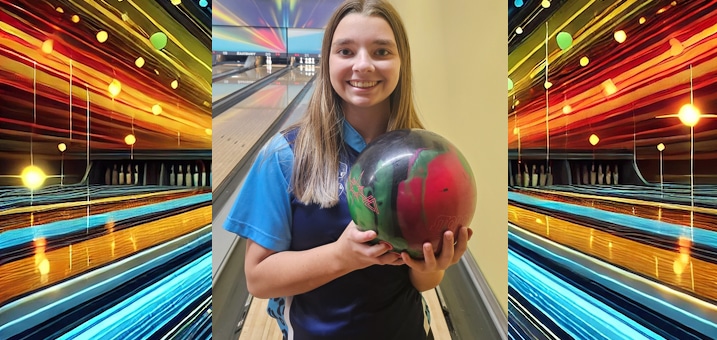 Paige Beard Louisville Leopards Bowling Vs. Salem Quakers 2024
