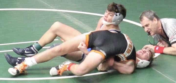 Colton Rhoads Louisville Leopards Wrestling at Medina Invitational 2024