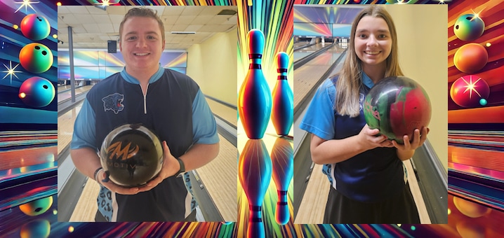Landon Geisey and Paige Beard Louisville Leopards Bowling 2025
