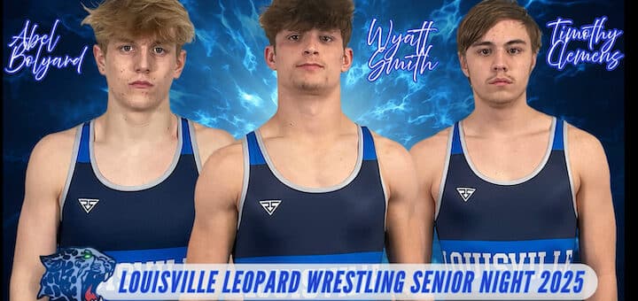Louisville Leopards Wrestling Senior Night 2025