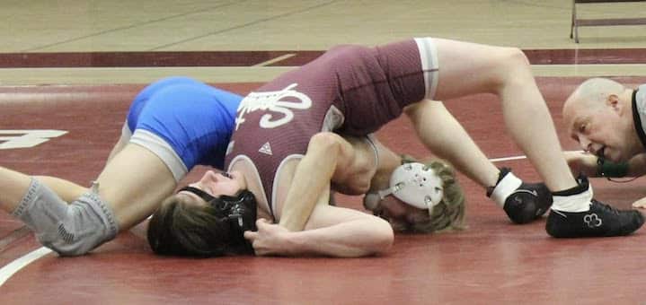 Xavier Pollard Louisville Leopards Wrestling Vs. Boardman Spartans 2025