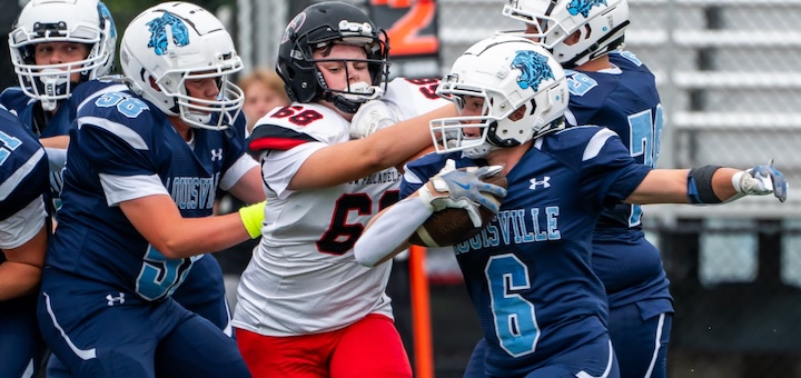 Karter Pawley Louisville Leopards Vs. New Philadelphia Quakers Freshman Football 2025