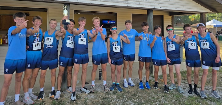 Louisville Leopards Boys Cross Country East Canton Invitational Champions 2025
