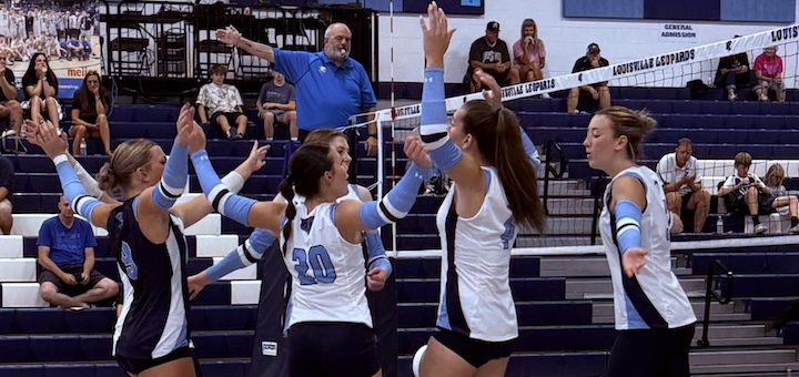 Louisville Leopards Volleyball Home Opener 2025