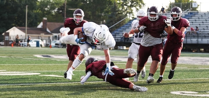Louisville Leopards Vs. Boardman Spartans Football Scrimmage 2025