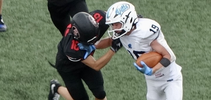 Lucas Neff Louisville Leopards Vs. New Philadelphia Quakers JV Football 2025