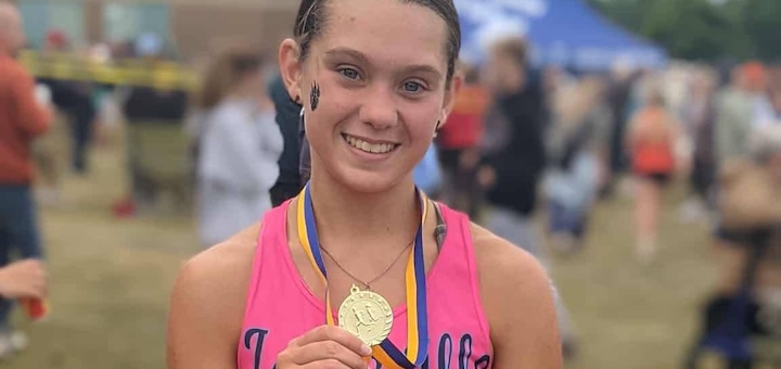 Kylah Meyer Breaks School Record Louisville Leopards Cross Country 2025 at Wooster Invitational
