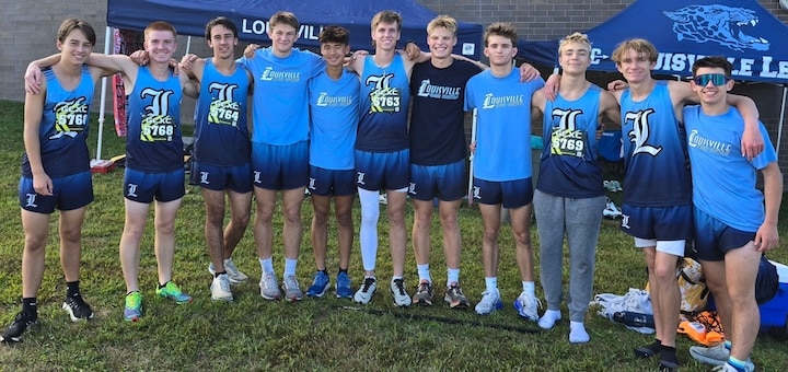 Louisville Leopards Boys Cross Country at Stark County Championships 2025