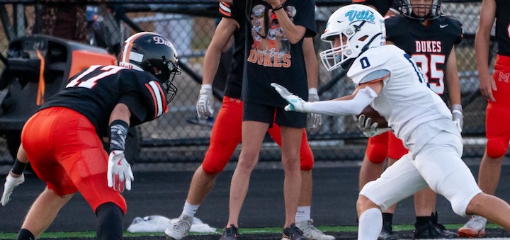 Luke Seaman Louisville Leopards Vs. Marlington Dukes Football 2025 - Everhart