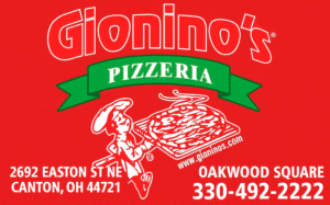Gionino's Pizzeria Oakwood Square Ad