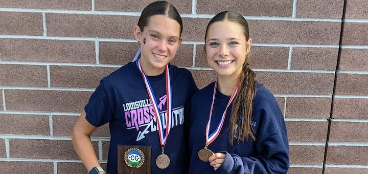 Kylah Meyer and Amelie Anderson Stark County Championship XC Meet 2025
