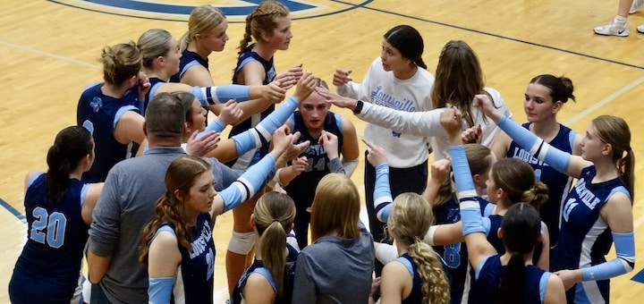 Louisville Leopards Volleyball 2025 Vs. Boardman Spartans District Semifinal 2025