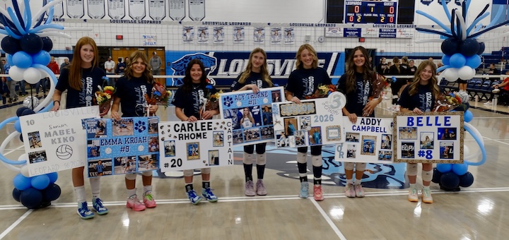Louisville Leopards Volleyball Senior Night 2025