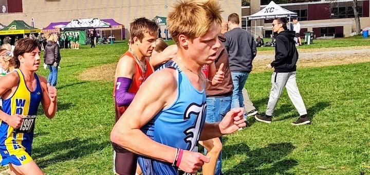 Cael Benson Louisville Leopards Boys Cross Country 2025 at Boardman Regional