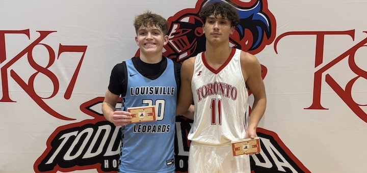 Cohen Rogers and Austin Buchanon Louisville Leopards Vs. Toronto Red Knights Basketball 2025