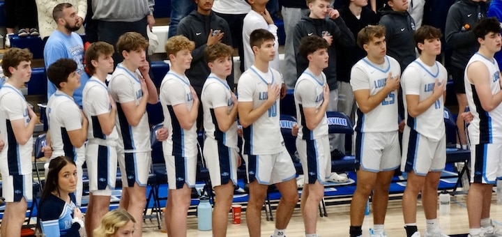 Louisville Leopards Boys Basketball National Anthem Vs. Perry 2025